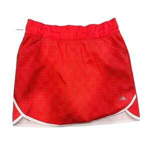 Adidas Skort Womens S Red Rangewear Golf Tennis Pickleball Activewear Skirt